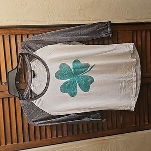 Express St. Patrick's Day baseball t-shirt